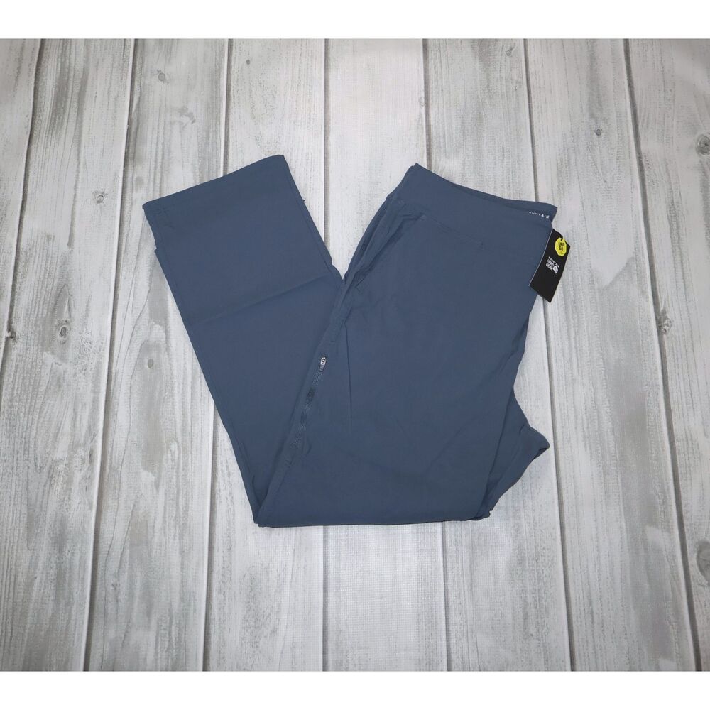 NEW Mountain Hardwear Dynama Pants Women’s XL Hiking Quick Drying UPF Moon Blue - Picture 3 of 11